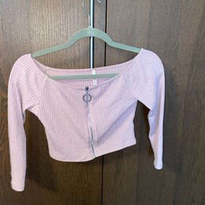 Off the Shoulder Crop Top!